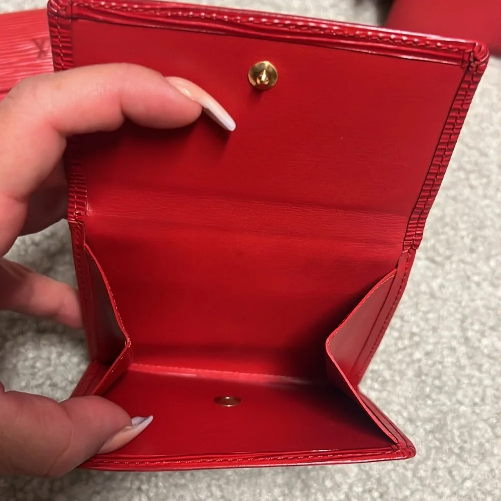 Authentic Louis Vuitton red EPI  bundle of 5pc - Picture 6 of 17